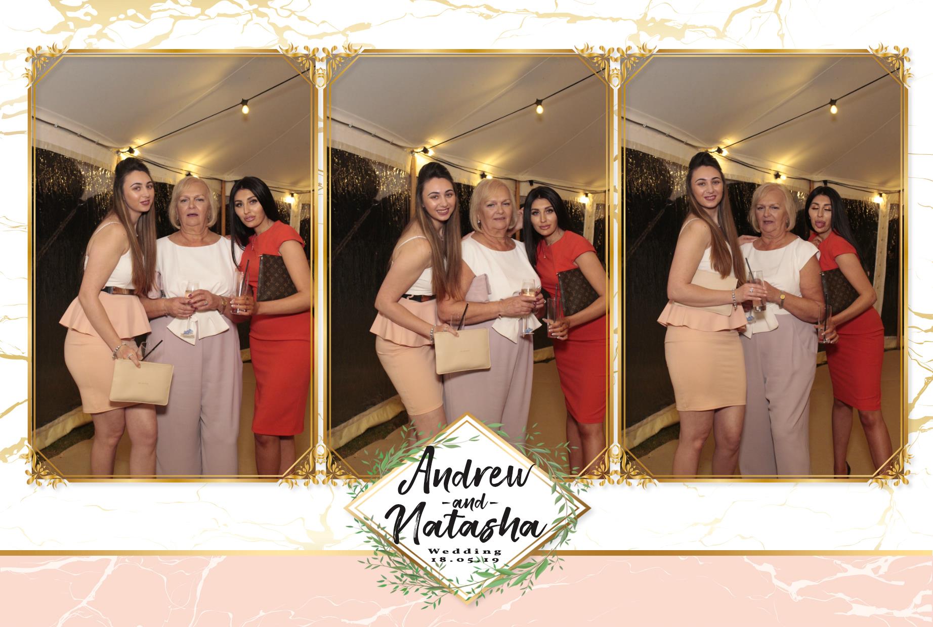 Andrew & Natasha's Wedding  | View more photos from the event at gallery.myphotoboothexperience.co.uk/u/MyPhotoBoothExperienceLtd/Andrew-Natashas-Wedding